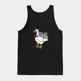 Silly Goose with Top Hat Tank Top